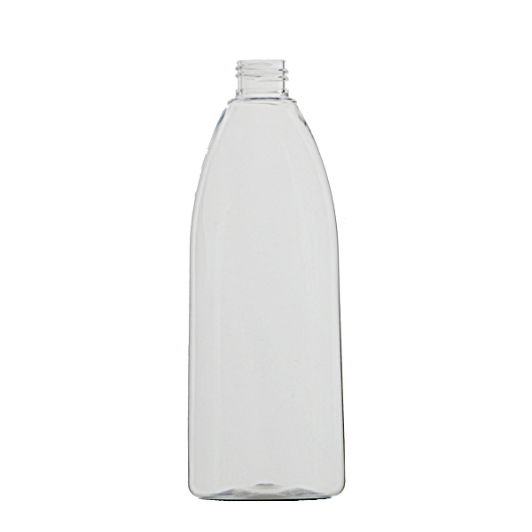 12OZ CLEAR EXQUISITE OVAL PLASTIC BOTLTE - 24-410
