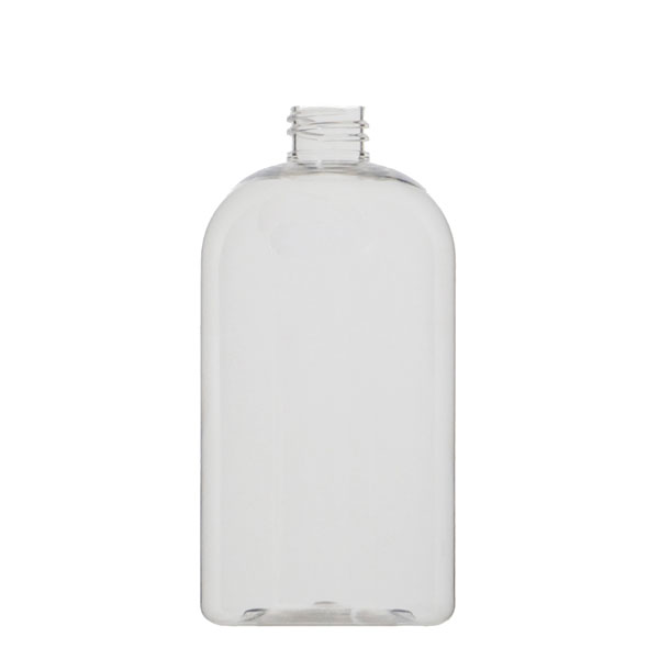 24OZ CLEAR CLARE ROUND PLASTIC BOTTLE - 28-410 NECK