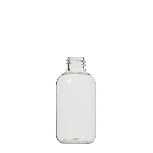 2OZ CLEAR MADERA ROUND PLASTIC BOTTLE - 20-410