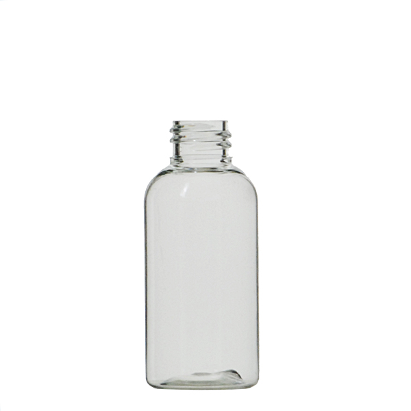 2OZ CLEAR BOSTON ROUND PLASTIC BOTTLE - 20-410
