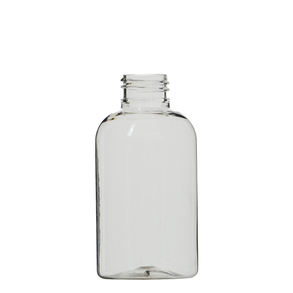 125ML CLEAR CLEAR ROUND PLASTIC BOTTLE - 24-410