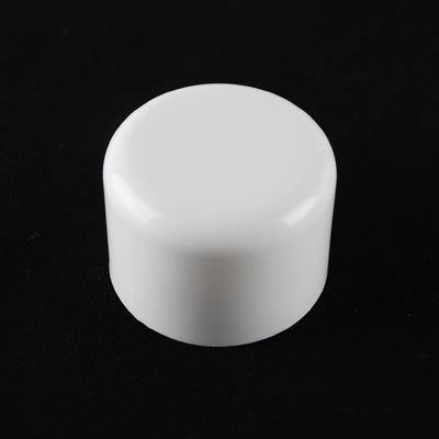 24-410 4OZ WHITE PP PLASTIC POLYDOME (CT) CAP
