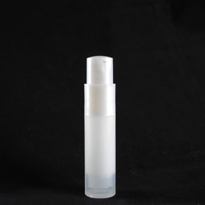 5ML NATURAL STRAIGHT SIDED PLASTIC VIAL WITH AIRLESS PUMP