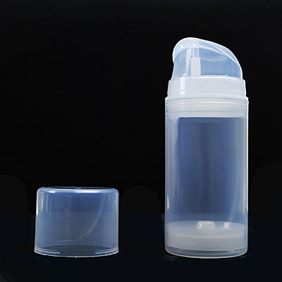100ML NATURAL PEARL ALL PLASTIC AIRLESS DISPENSING SYSTEM