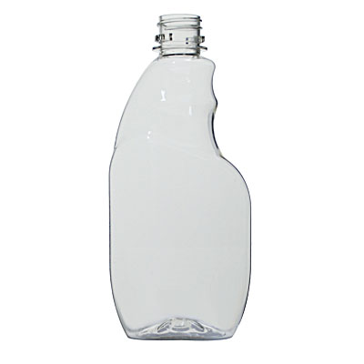 12OZ CLEAR TREMONT SPRAY PLASTIC BOTTLE (28-400 RATCHET FINISH)