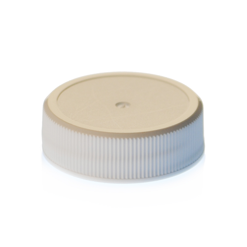 33-400 WHITE SHALLOW SKIRTED PLASTIC CAP