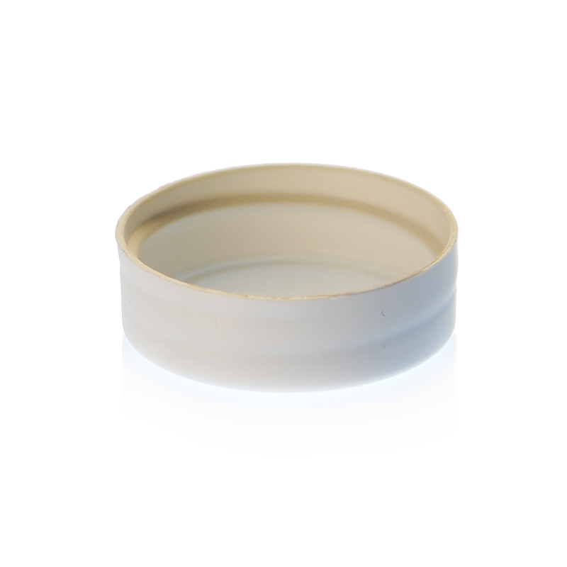 33-400 WHITE SMOOTH SIDE SHALLOW SKIRTED CLOSURE-detail image