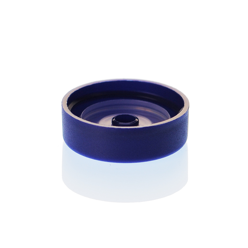33-400 BLUE SHALLOW SKIRTED PLASTIC CAP-detail image
