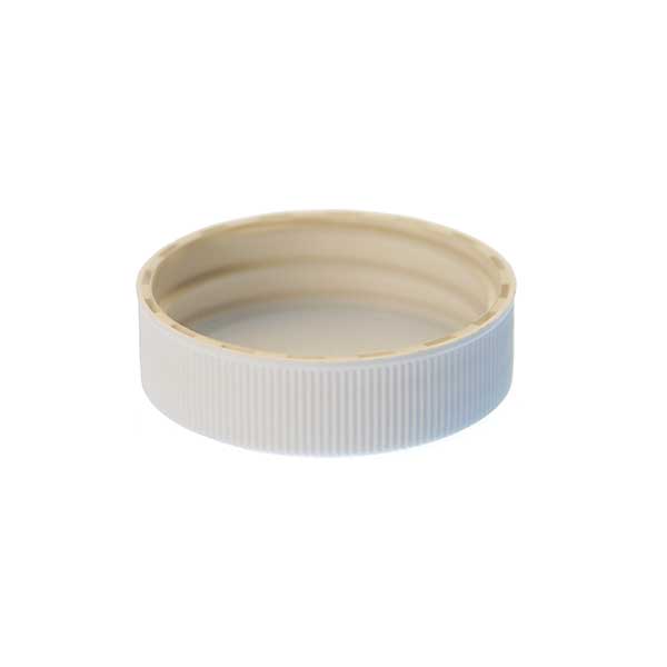 38-400 WHITE RIB SIDE / MATTE TOP PP SHALLOW SKIRTED CLOSURE-detail image