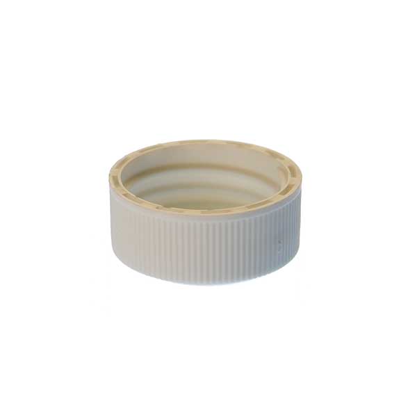 24-400 WHITE RIB SIDE / MATTE TOP PP SPECIALITY CLOSURE-detail image
