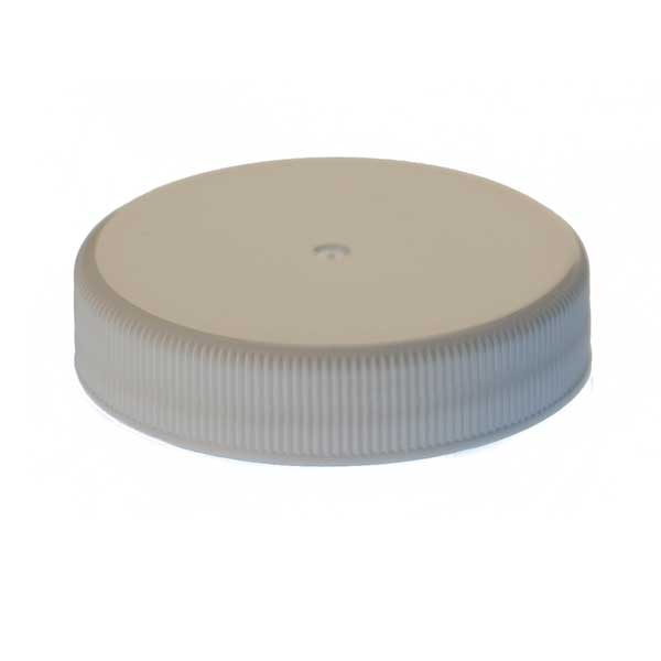 45-400 WHITE RIB SIDE / MATTE TOP PP SHALLOW SKIRTED CLOSURE