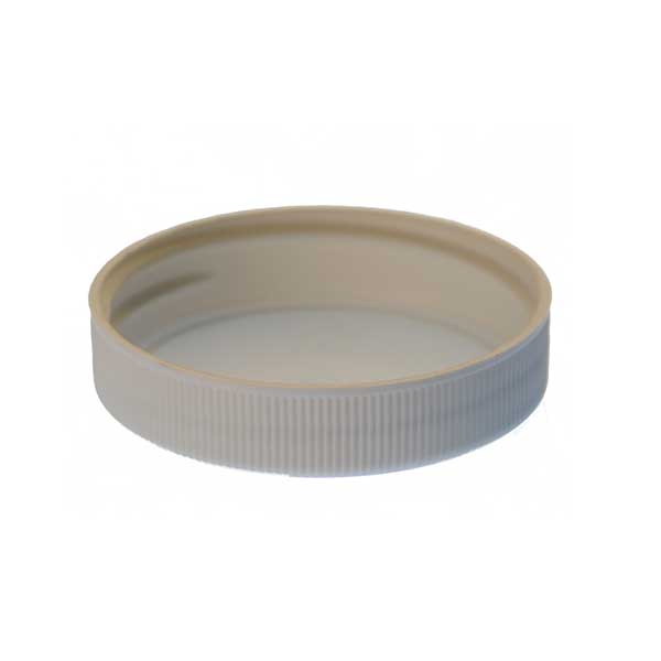 45-400 WHITE RIB SIDE / MATTE TOP PP SHALLOW SKIRTED CLOSURE-detail image
