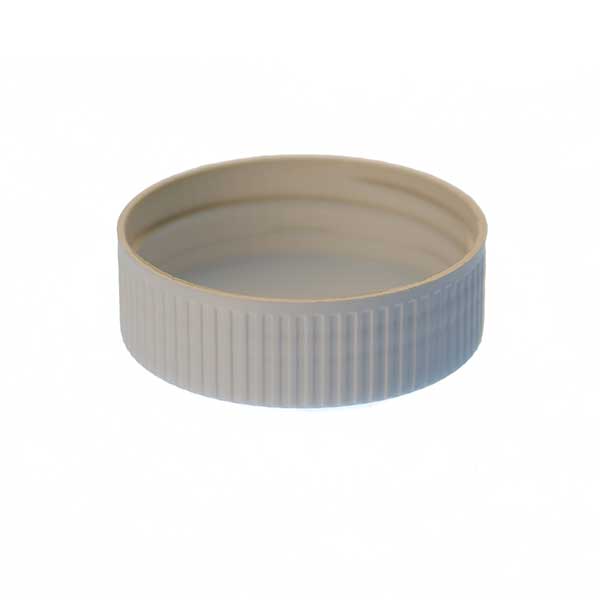 56-445 WHITE RIB SIDE / MATTE TOP PP DEEP SKIRTED CLOSURE-detail image