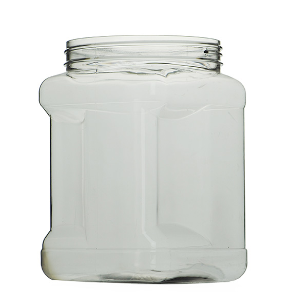 72OZ NATURAL WIDE MOUTH SQUARE PET WITH 120-400 NECK FINISH