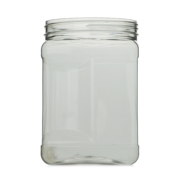 72OZ NATURAL WIDE MOUTH SQUARE PET WITH 120-400 NECK FINISH-detail image