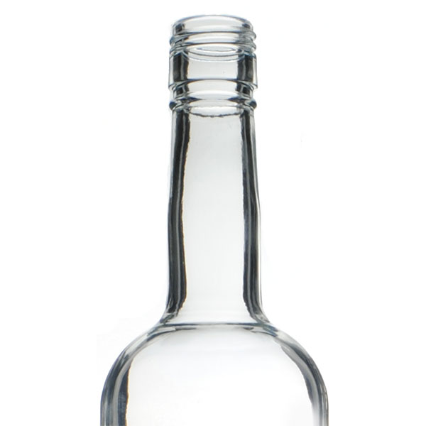 750ML FLINT LOS ANGELES ROUND GLASS BOTTLE  WITH 30-1680 NECK FINISH-detail image