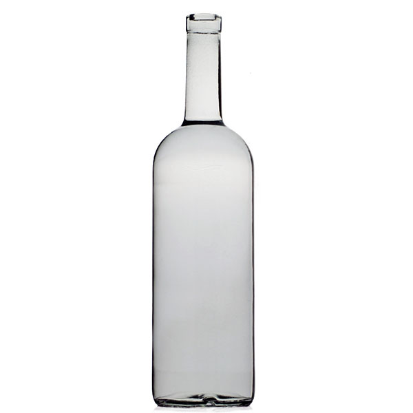 1 LITER FLINT GLASS CALIFORNIA SPIRITS BOTTLE BAR TOP - 18.5MM