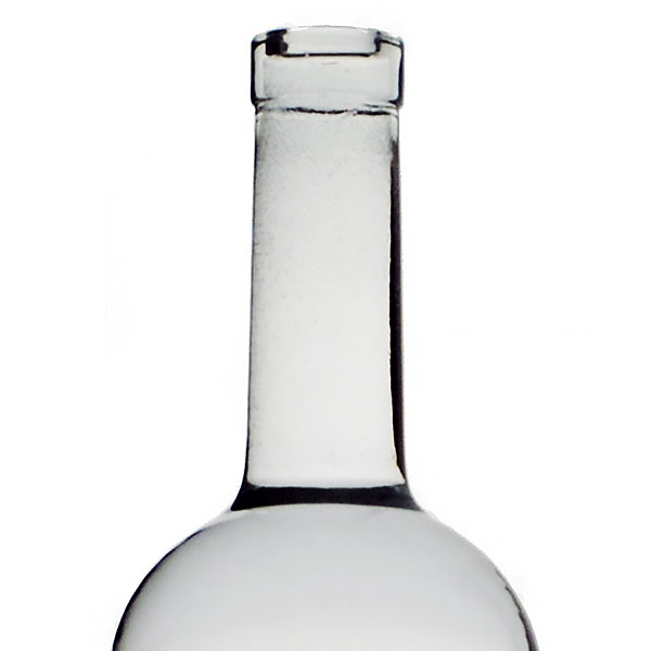 1 LITER FLINT GLASS CALIFORNIA SPIRITS BOTTLE BAR TOP - 18.5MM