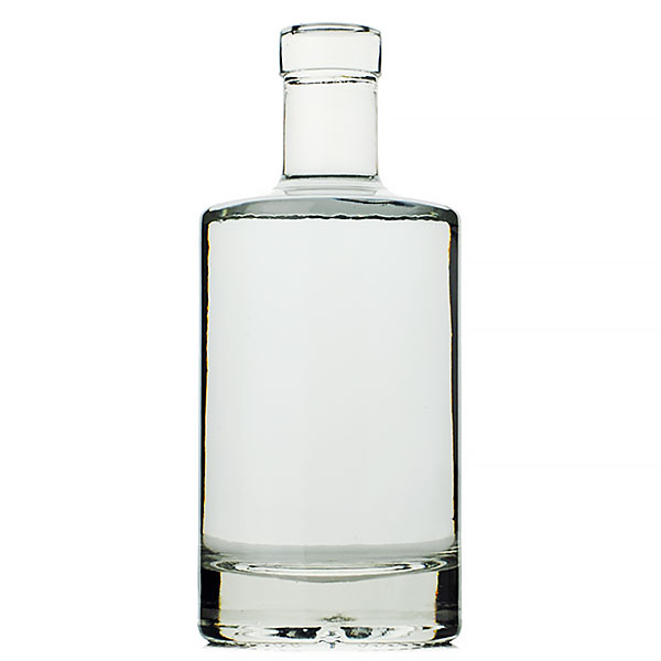 12/Case - Bulk 750 ml Glass Oblong Tapered New Amsterdam Liquor Bottle 21.5 mm Bar to | TricorBraun