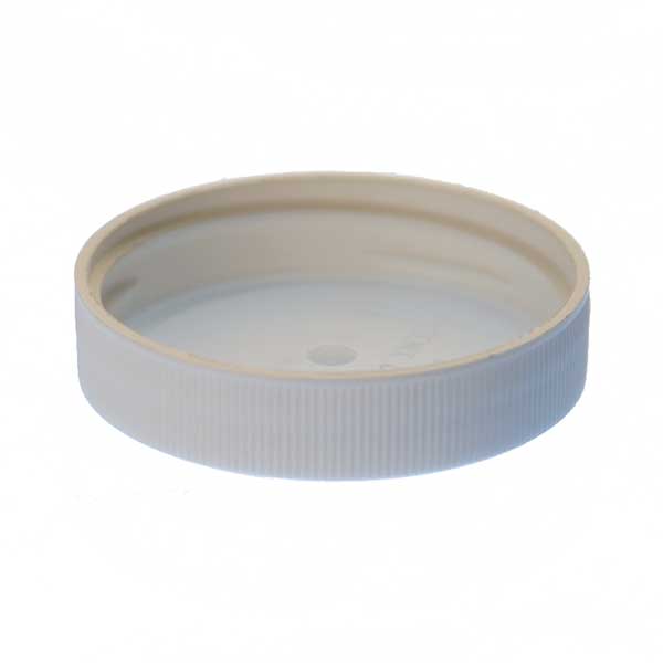 48-400 WHITE RIB SIDE / MATTE TOP PP DEEP SKIRTED CLOSURE-detail image