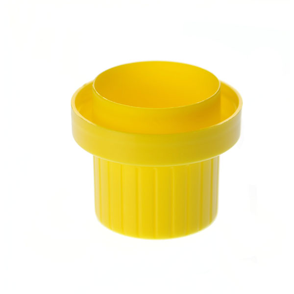 50MM YELLOW RIB SIDE / MATTE TOP PP DISPENSING CLOSURE-detail image