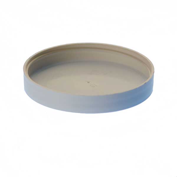 70-400 WHITE SMOOTH SIDE / SMOOTH TOP PP SHALLOW SKIRTED CLOSURE-detail image