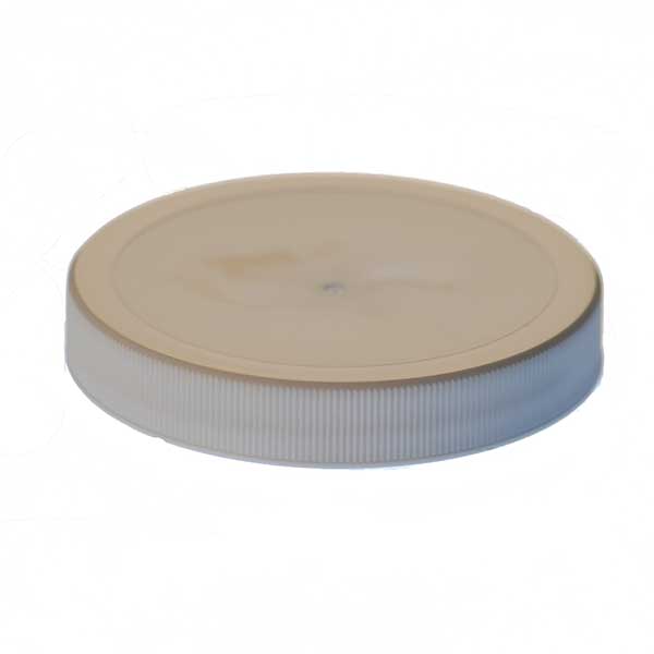 70-400 WHITE SMOOTH SIDE / SMOOTH TOP PP SHALLOW SKIRTED CLOSURE