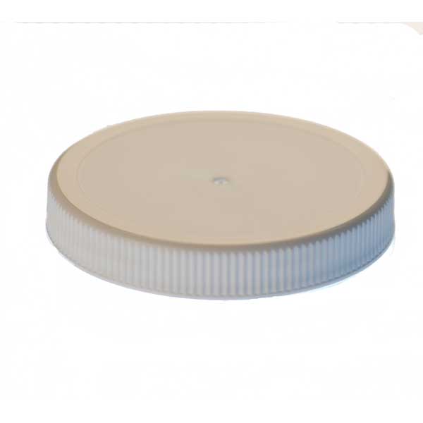 70-400 WHITE RIB SIDE / MATTE TOP PP SHALLOW SKIRTED CLOSURE
