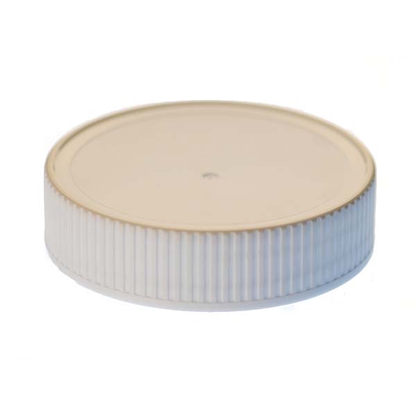 70-450 WHITE RIB SIDE / MATTE TOP PP DEEP SKIRTED CLOSURE