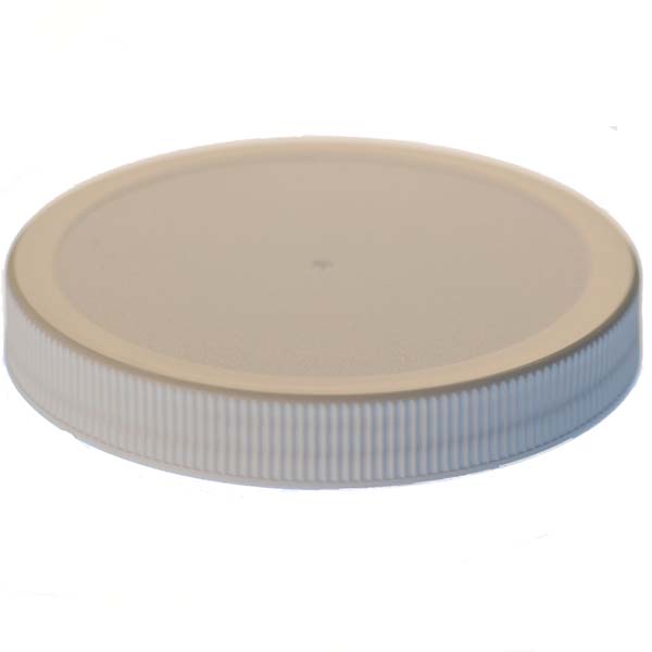 100-400 WHITE RIB SIDE / MATTE TOP PP SHALLOW SKIRTED CLOSURE