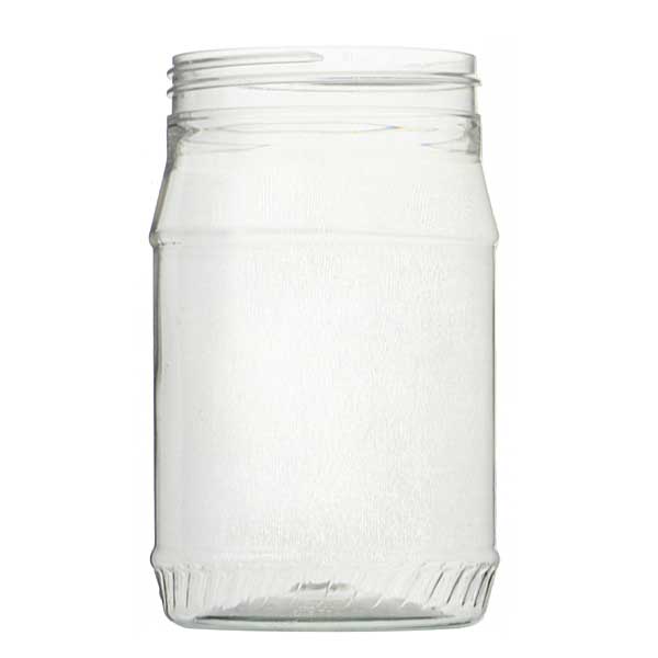 16OZ CLEAR PET PEANUT BUTTER JAR ROUND - 70-400