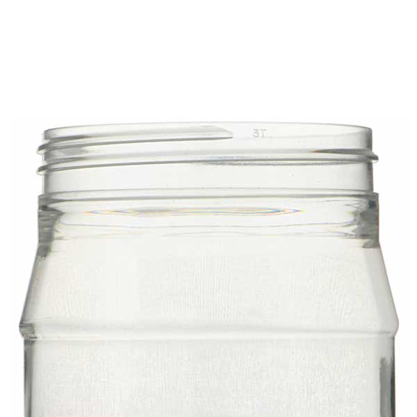 16OZ CLEAR PET PEANUT BUTTER JAR ROUND - 70-400-detail image