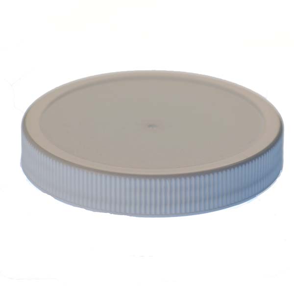 89-400 WHITE RIB SIDE / MATTE TOP PP SHALLOW SKIRTED CLOSURE