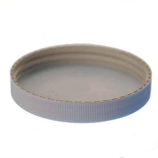 89-400 WHITE RIB SIDE / MATTE TOP PP SHALLOW SKIRTED CLOSURE-detail image
