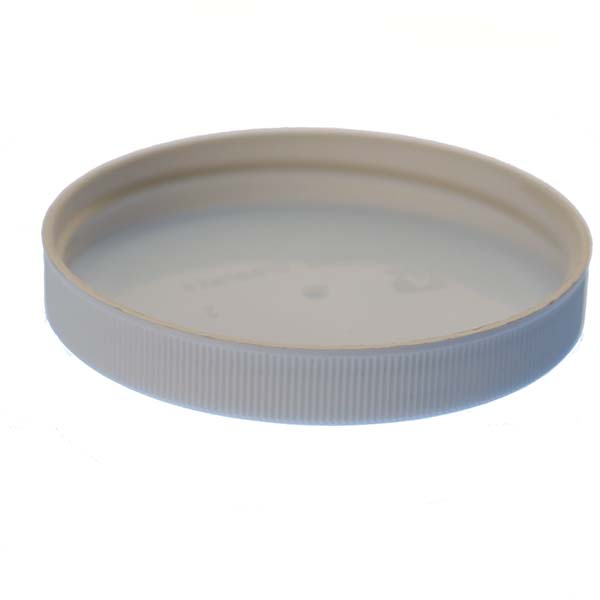 83-400 WHITE RIB SIDE / MATTE TOP PP SHALLOW SKIRTED CLOSURE-detail image