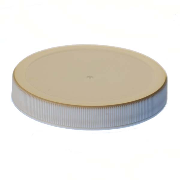 83-400 WHITE RIB SIDE / MATTE TOP PP SHALLOW SKIRTED CLOSURE