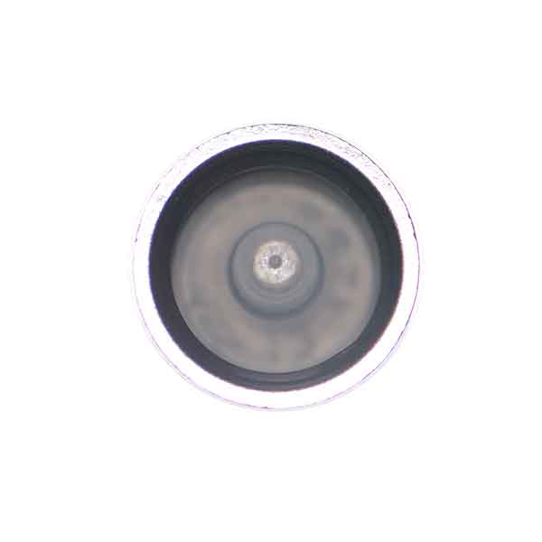 13- 425 BLACK RIB SIDE SMOOTH TOP PHENOLIC PLASTIC CT CAP - POLYSEAL CONE LINER-detail image