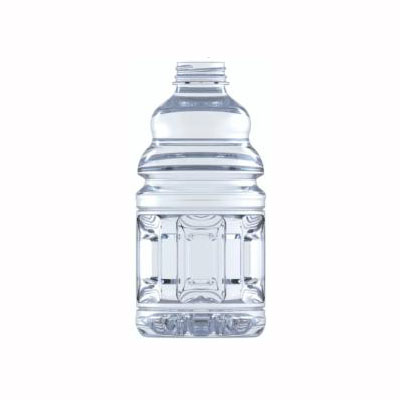 46OZ CLEAR PET HEAT SET ROUND HOT FILL COMPATIBLE WITH 43MM NECK DIAMETER