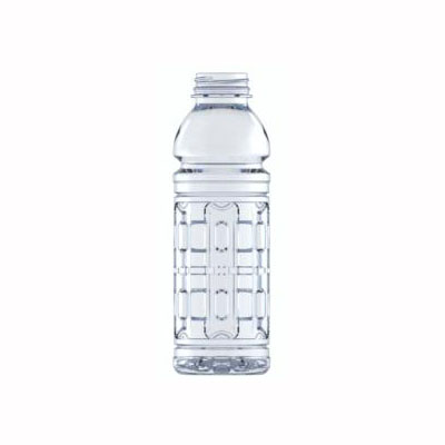24OZ CLEAR PET HEAT SET PANEL ROUND HOT FILL COMPATIBLE WITH 38MM NECK DIAMETER