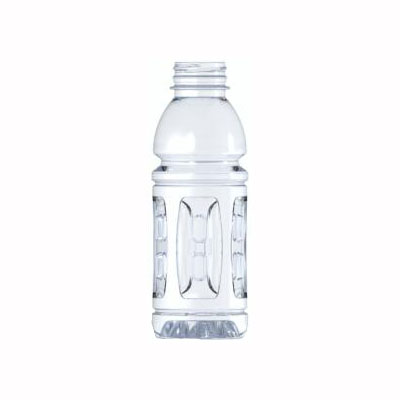15.2OZ CLEAR PET HEAT SET PANEL ROUND HOT FILL COMPATIBLE WITH 38MM NECK DIAMETER