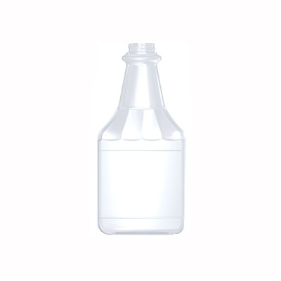 750ML CLEAR PP RECTANGULAR HOT FILL COMPATIBLE WITH 33MM NECK DIAMETER