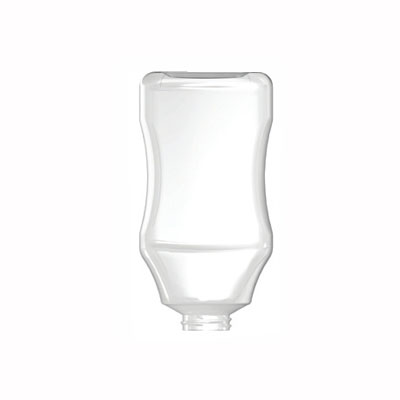 20OZ CLEAR PP  INVERTED SQUEEZE OVAL HOT FILL COMPATIBLE WITH 38MM NECK DIAMETER