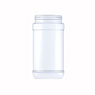 450GRAM CLEAR PET WIDE MOUTH AMBIENT FILL ROUND WITH 75MM NECK DIAMETER