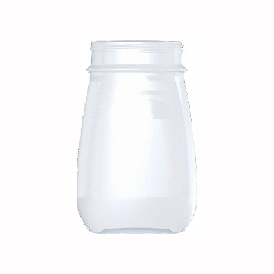 12OZ CLEAR PP WIDE MOUTH ROUND HOT FILL COMPATIBLE WITH 63MM NECK DIAMETER