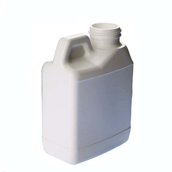  4OZ WHITE HDPE F-STYLE RECTANGULAR WITH 24-400 NECK FINISH-detail image