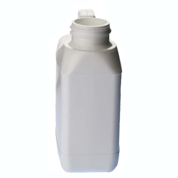  4OZ WHITE HDPE F-STYLE RECTANGULAR WITH 24-400 NECK FINISH-detail image