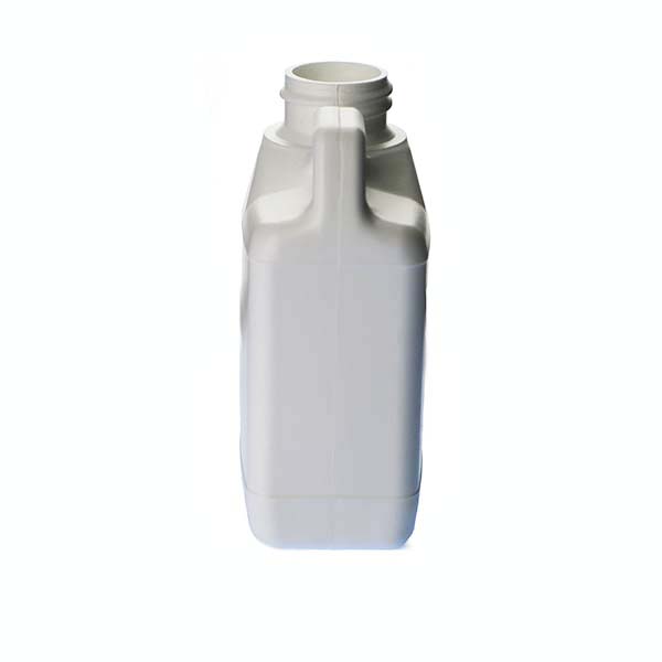  4OZ WHITE HDPE F-STYLE RECTANGULAR WITH 24-400 NECK FINISH-detail image
