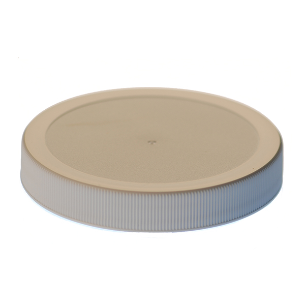 89-400 WHITE RIB SIDE / MATTE TOP PP SHALLOW SKIRTED CLOSURE