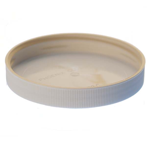 70-400 WHITE SMOOTH SIDE / SMOOTH TOP PP SHALLOW SKIRTED CLOSURE-detail image