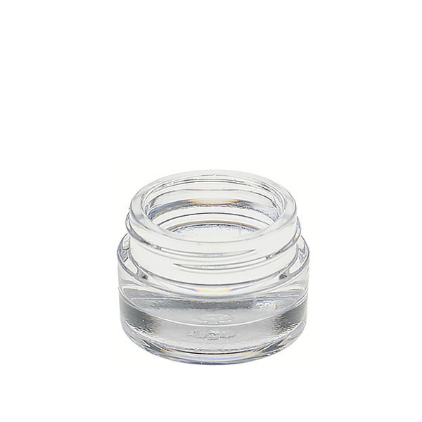 3ML CLEAR PETG HEAVY WALL ROUND JAR WITH 28-400 NECK FINISH-detail image